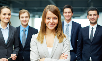 Junges professionelles Team
